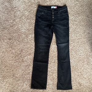 CAbi Women's Black Straight Leg Jeans, size 4